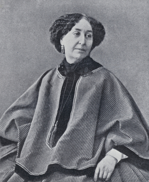 Armantine Lucile Aurore Dupin, Baroness Dudevant, George Sand (b/w photo)