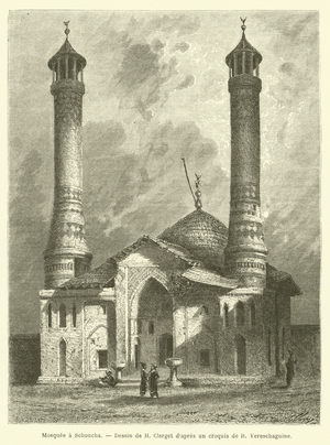 Mosquee a Schoucha (engraving)