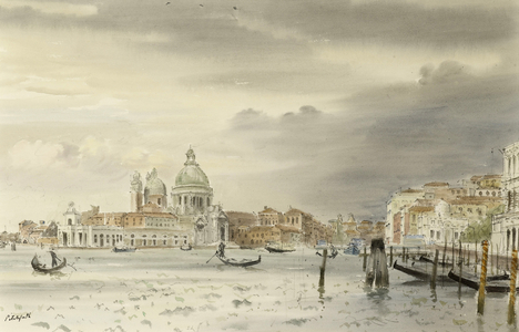 Venice, c.1950 (w/c on paper)