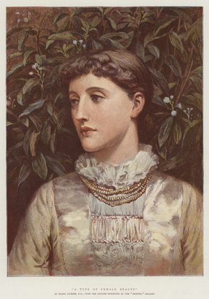 A Type of Female Beauty (chromolitho)