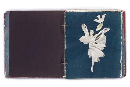 Page from 'Untitled (Scrapbook for Tamara Toumanova)', c.1953 (mixed media)