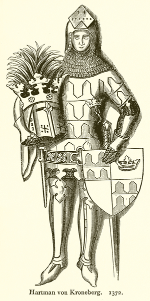 Hartman von Kroneberg. 1372 (engraving)