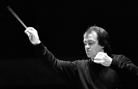 Hans Graf, 1990 (b/w photo)