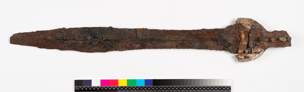 Sword, Tamassos, near Politiko, central Cyprus, c.600-480 BC (iron)