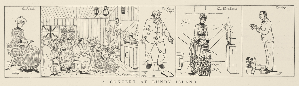 A Concert at Lundy Island (engraving)