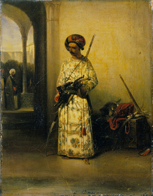Soldier of the Guard of a Vizier, c.1826 (oil on canvas)