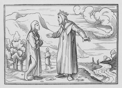 David Saveth Keilah, 1 Samuel XXIII, 5 (engraving)