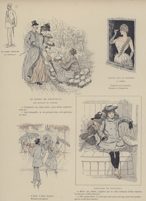 Illustration for Paris Brillant (colour litho)