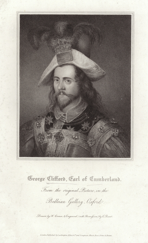 George Clifford Earl of Cumberland (engraving)