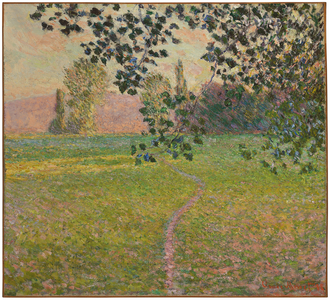 Morning landscape, 1888 (oil on canvas)