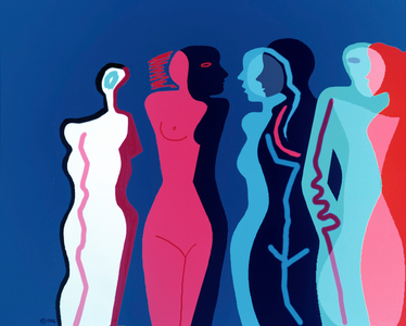 Nudes: Blue & Purple (computer graphics)