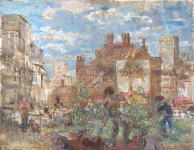 Save Bardsley Green, 2014 (oil on panel)