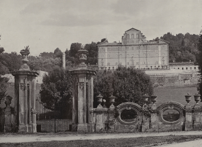 Villa Aldobrandini, Frascati, Villa Aldobrandini (b/w photo)