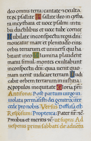 Text page; Psalm 97