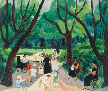 St Cloud, 1925 (oil on canvas)