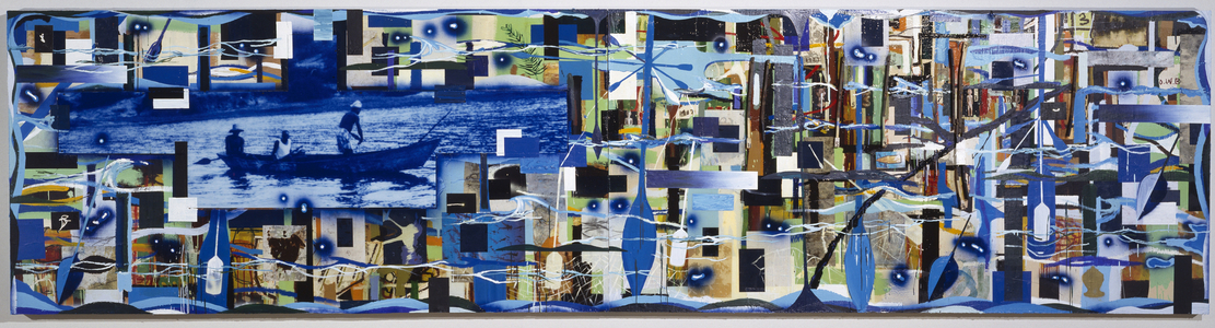 Uprooted, 2002 (mixed media on wood panel)