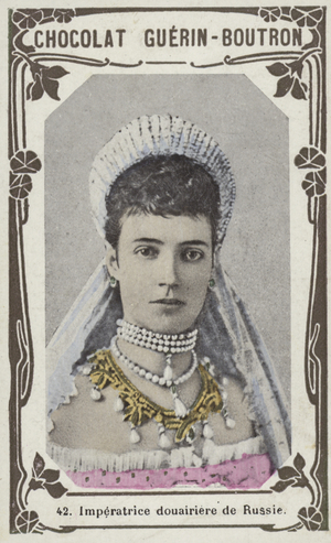 Imperatrice douairiere de Russie (coloured photo)