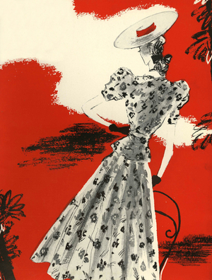 Women's Fashion 1930s, Magazine Plate, UK, 1930s