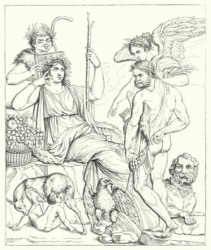 The Story of Hercules and Telephus (engraving)