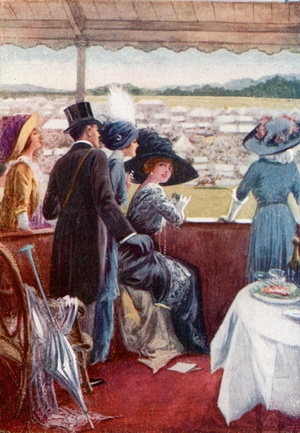 The Derby (colour litho)