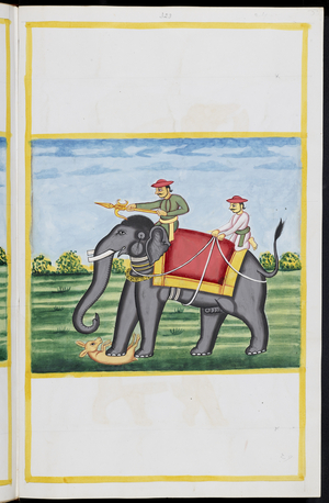 Palakapya' s Gajashastra, Elephant lore, 1974-1978 (illumination)