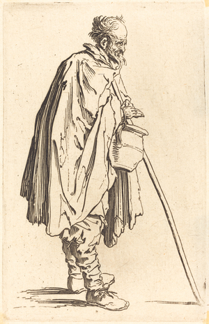 Beggar with Pot, c.1622 (etching)