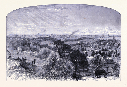 Boston As Seen from Mount Bowdown United States of America