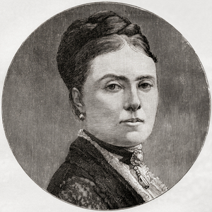 Victoria, Princess Royal,  1840  1901.  German Empress and Queen of Prussia by marriage to German Emperor Frederick III. Eldest child of Queen Victoria.   From The Review of Reviews, published 1891