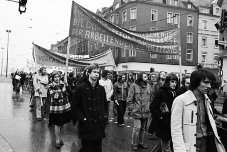 DEU, Germany, Dortmund: Students of the Dortmund University demonstrated …, 1975 (photo)