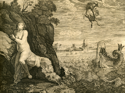 Perseus and Andromeda, 1702 (engraving)