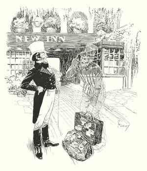Johnnie Walker, drawing of the character representing the brand of Scotch whisky produced for Paul E Derrick, Ltd (litho)