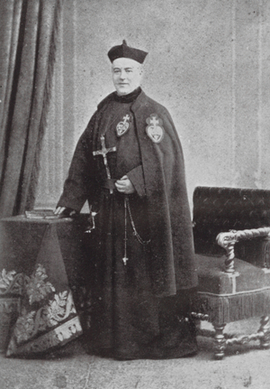 Passionist Father (b/w photo)