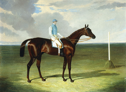 Mssrs. Ridsdale's and Gully's St. Giles with William Scott up, 1832 (oil on canvas)