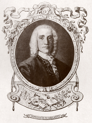 Domenico Scarlatti portrait Italian