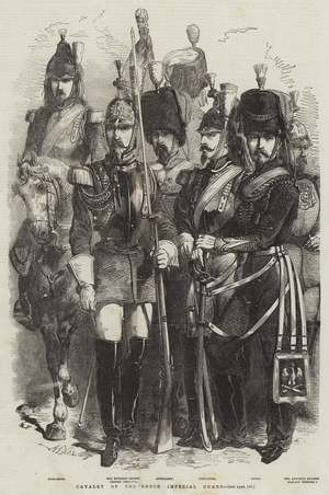 Cavalry of the French Imperial Guard (engraving)