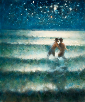 Into The Sea at Night III, 2012 (oil painting)
