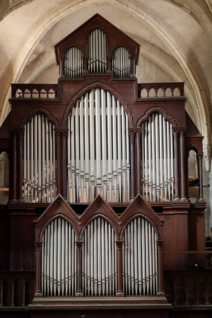 Nantua abbey, Pipe organ, Nantua, France, 2019 (photo)