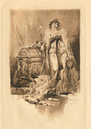For Elizabethan Songs in Honour of Love and Beauty (litho)