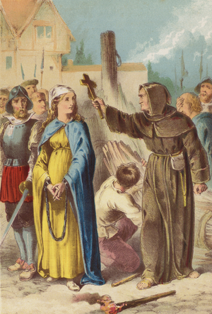 Wendelmuta at the place of execution (chromolitho)