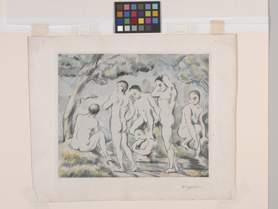 Les Baigneurs, Petite Planche, 1897 (colour lithograph chine collé)