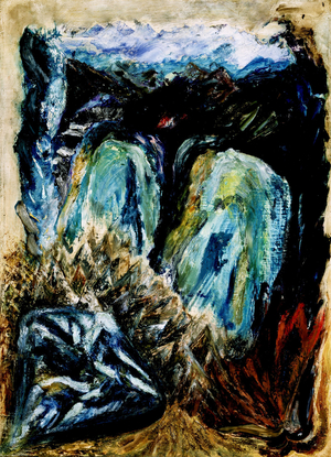 Babylon, 1984-85 (oil on linen)