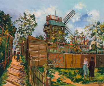 Moulin de la Galette, Montmartre, 1922 (oil on canvas)