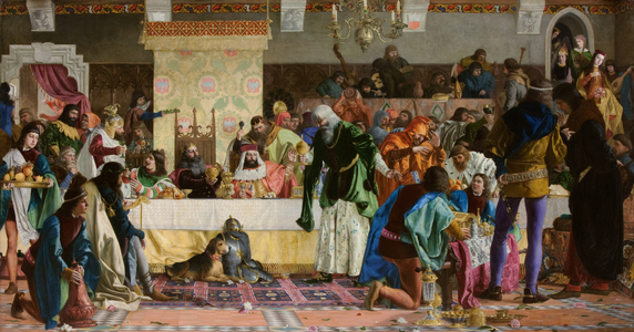 Feast at Wierzynek's, 1876 (oil on canvas)