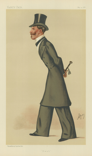 Lieutenant-Colonel John Palmer Brabazon (colour litho)