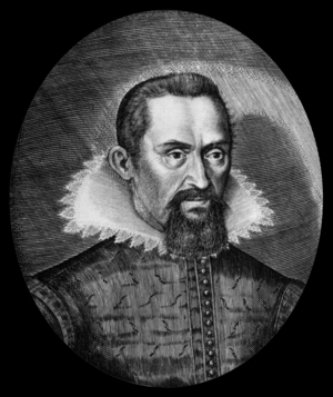 Johannes Kepler (1571-1630) German astronomer, engraving