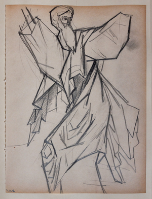 Sketches, 1915-17 (graphite, pen and ink on paper)
