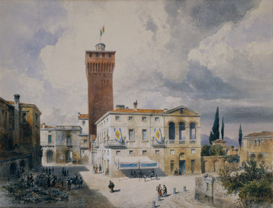 Marketplace in Piacenza, (w/c)