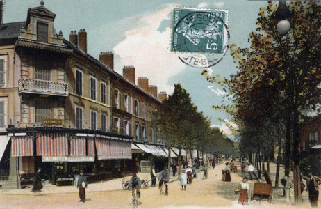 Vesoul, France, postcard, 1909