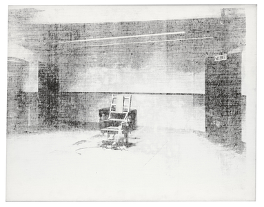 Little Electric Chair, 1964-1965 (silkscreen ink on linen)