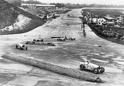 British Grand Prix Auto Race, London, England, October 11, 1927 (b/w photo)